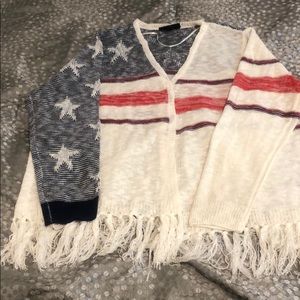Lane Bryant Light Sweater 4th of July